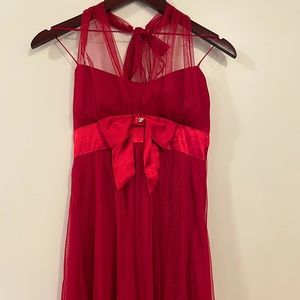 Red Sparkling SPEECHLESS Knee Length Womens Size 5 Formal Dress